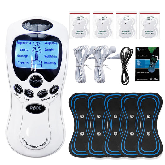 Raiuleko 8 Modes Muscle Stimulator Massage Device TENS Therapy