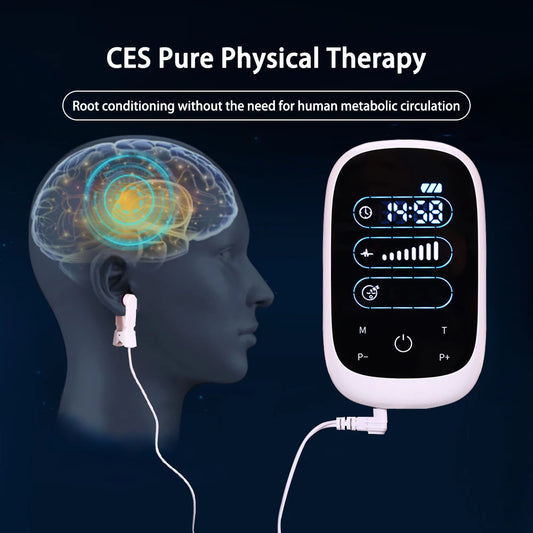 ATANG CES Insomnia Relief Sleep Stimulation Ear Clip Device